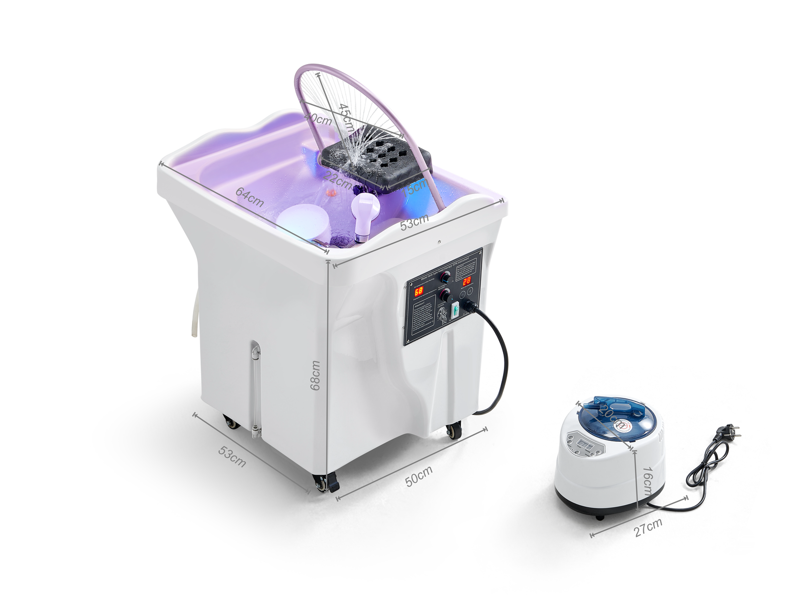 Chilax Pro Mobile headspa mobile and water storage of 60 liters/Head Spa WITHOUT Connection - Image 3