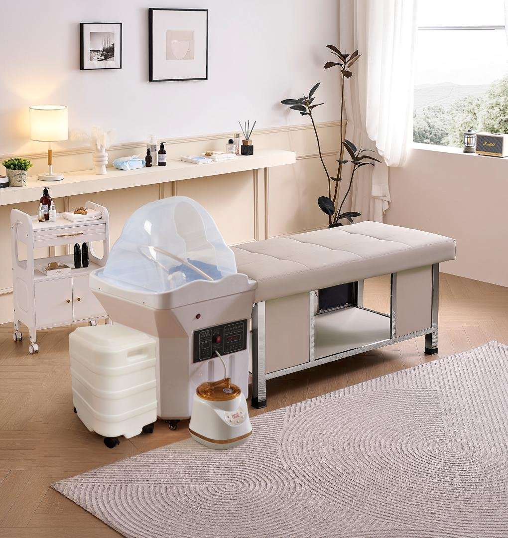 Headspa Bed met watertank 60 Liter (Geen wateraansluiting nodig) Complete bed